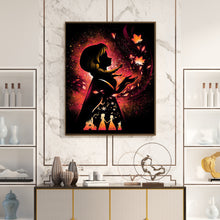 Load image into Gallery viewer, Silhouette Frozen Anna 40x50cm(canvas) Full Round Drill Diamond Painting
