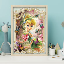 Load image into Gallery viewer, Disney Princess - Tinker Bell 30x40cm(canvas) Partial Special-Shaped Drill Diamond Painting
