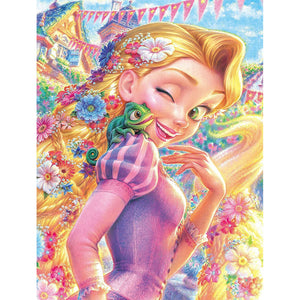 Disney Princess - Le Pei 30x40cm(canvas) Partial Special-Shaped Drill Diamond Painting