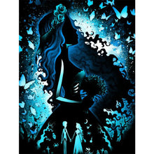 Load image into Gallery viewer, Disney Princess Alta Silhouette 50x60cm(canvas) Full Round Drill Diamond Painting
