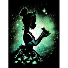 Load image into Gallery viewer, Frog Princess Silhouette 50x60cm(canvas) Full Square Drill Diamond Painting
