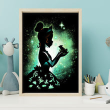 Load image into Gallery viewer, Frog Princess Silhouette 50x60cm(canvas) Full Square Drill Diamond Painting
