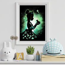 Load image into Gallery viewer, Frog Princess Silhouette 50x60cm(canvas) Full Square Drill Diamond Painting
