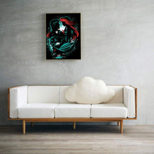 Load image into Gallery viewer, Mermaid Princess And Prince Charming Silhouette 50x60cm(canvas) Full Square Drill Diamond Painting
