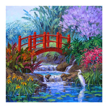 Load image into Gallery viewer, Bridge Over The Stream 35x35cm(canvas) Full Square Drill Diamond Painting
