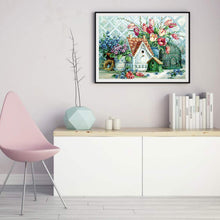 Load image into Gallery viewer, Tulips And Cottage 45x35cm(canvas) Full Square Drill Diamond Painting
