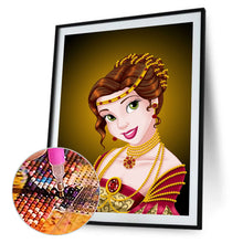 Load image into Gallery viewer, Princess Belle 30x50cm(canvas) Full Round Drill Diamond Painting
