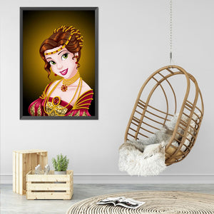 Princess Belle 30x50cm(canvas) Full Round Drill Diamond Painting