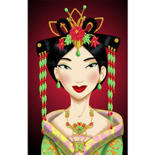 Load image into Gallery viewer, Hua Mulan 30x50cm(canvas) Full Round Drill Diamond Painting
