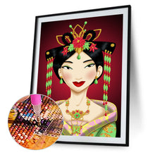 Load image into Gallery viewer, Hua Mulan 30x50cm(canvas) Full Round Drill Diamond Painting
