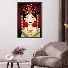 Load image into Gallery viewer, Hua Mulan 30x50cm(canvas) Full Round Drill Diamond Painting
