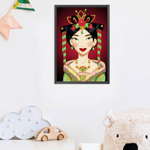 Load image into Gallery viewer, Hua Mulan 30x50cm(canvas) Full Round Drill Diamond Painting
