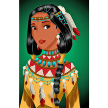 Load image into Gallery viewer, Princess Pocahontas 30x50cm(canvas) Full Round Drill Diamond Painting
