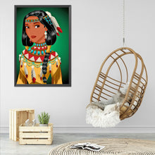 Load image into Gallery viewer, Princess Pocahontas 30x50cm(canvas) Full Round Drill Diamond Painting
