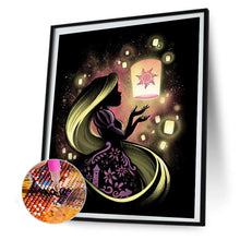 Load image into Gallery viewer, Princess Changfa Le Pei Silhouette 40x50cm(canvas) Full Round Drill Diamond Painting
