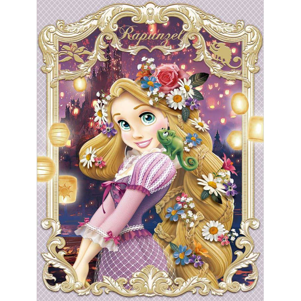 Disney Princess - Le Pei 40x50cm(canvas) Full Round Drill Diamond Painting