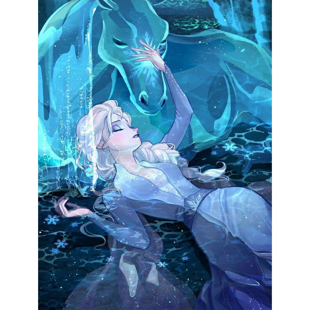 Frozen - Princess Elsa 35x50cm(canvas) Full Round Drill Diamond Painting