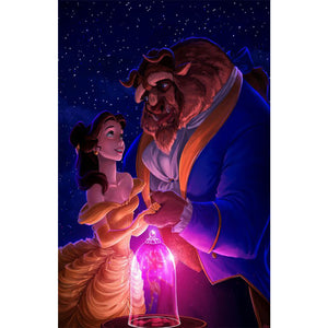 Disney Princess Belle 40x60cm(canvas) Full Round Drill Diamond Painting