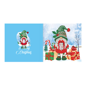 DIY Handmade Cards Diamond Painting Christmas Greeting Cards Holiday Party Cards
