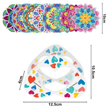 Load image into Gallery viewer, DIY Acrylic Diamond Coaster Set Mandala Style (8 Piece Set 1 Rack) (BD101)
