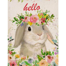 Load image into Gallery viewer, Garland Bunny 30x40cm(canvas) Full Round Drill Diamond Painting
