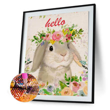 Load image into Gallery viewer, Garland Bunny 30x40cm(canvas) Full Round Drill Diamond Painting
