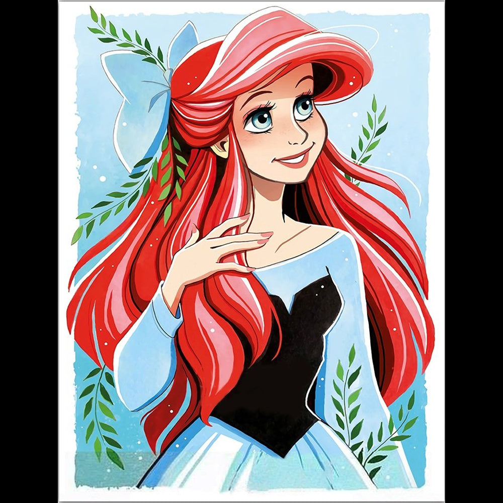 Disney Princess Ariel 30x40cm(canvas) Full Round Drill Diamond Painting