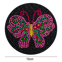 Load image into Gallery viewer, Wooden DIY Diamond Coaster Butterfly Pattern Comes Fashion Coaster (AA1082-1)
