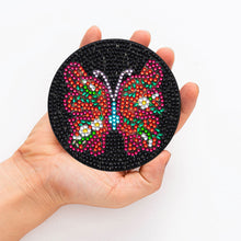 Load image into Gallery viewer, Wooden DIY Diamond Coaster Butterfly Pattern Comes Fashion Coaster (AA1082-2)
