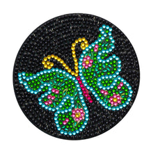 Load image into Gallery viewer, Wooden DIY Diamond Coaster Butterfly Pattern Comes Fashion Coaster (AA1082-3)
