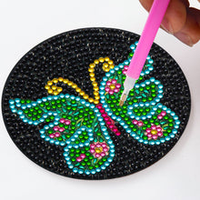 Load image into Gallery viewer, Wooden DIY Diamond Coaster Butterfly Pattern Comes Fashion Coaster (AA1082-3)
