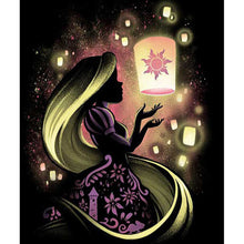 Load image into Gallery viewer, Rapunzel Princess Silhouette 55x65cm(canvas) Full Square Drill Diamond Painting
