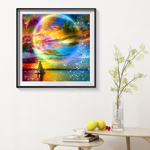 Load image into Gallery viewer, Colorful Planet In Starry Sky 35x35cm(canvas) Full Square Drill Diamond Painting
