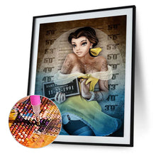 Load image into Gallery viewer, Wanted Princess Belle 30x40cm(canvas) Full Round Drill Diamond Painting
