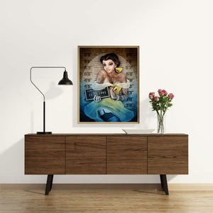 Wanted Princess Belle 30x40cm(canvas) Full Round Drill Diamond Painting