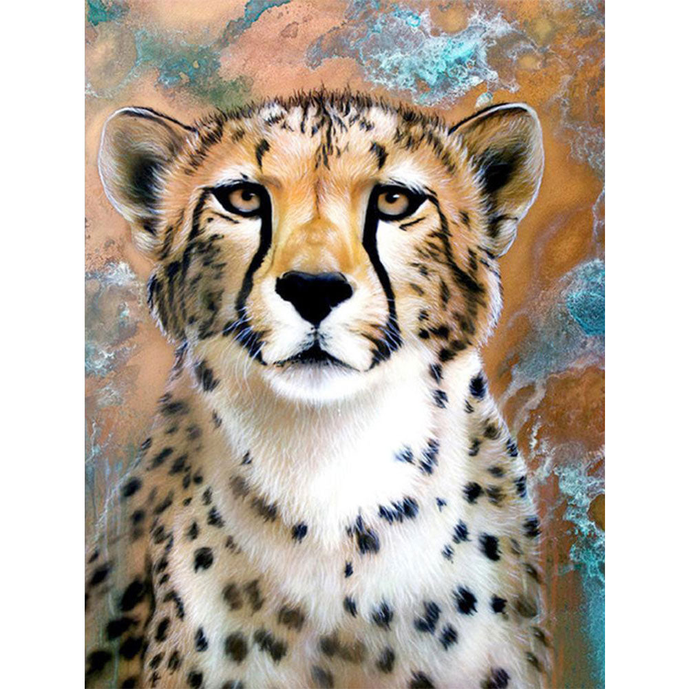 Snow Leopard 40x50cm(canvas) Full Round Drill Diamond Painting
