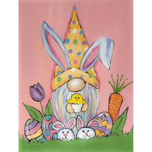 Easter Bunny Goblin 30x40cm(canvas) Full Round Drill Diamond Painting