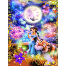 Load image into Gallery viewer, Disney Princess Jasmine 30*40CM (canvas) Full Square Drill Diamond Painting
