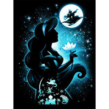 Load image into Gallery viewer, Disney Jasmine Princess Silhouette 50*60CM (canvas) Full Square Drill Diamond Painting
