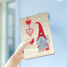 Load image into Gallery viewer, DIY Special Shaped Diamond Painting Notebook 50 Pages A5 Notebook Christmas Gift
