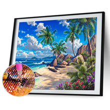 Load image into Gallery viewer, Seaside Wooden Bridge 40*30CM (canvas) Full Square Drill Diamond Painting
