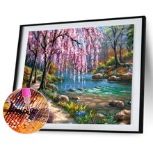 Load image into Gallery viewer, Seaside Wooden Bridge 40*30CM (canvas) Full Square Drill Diamond Painting

