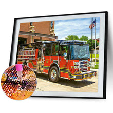 Load image into Gallery viewer, Big Truck 60*50CM(canvas) Full Round Drill Diamond Painting
