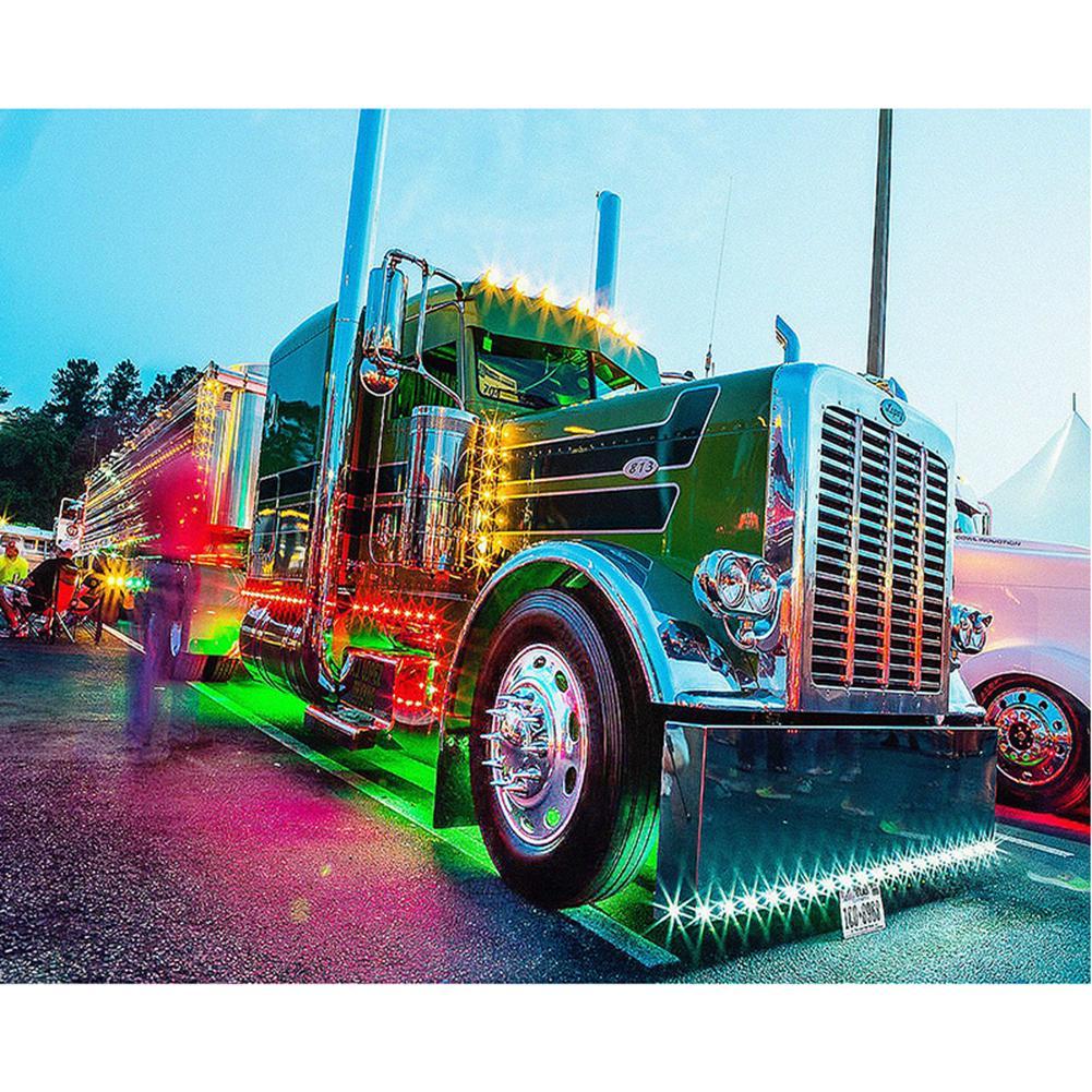 Big Truck 50x40cm(canvas) Full Round Drill Diamond Painting