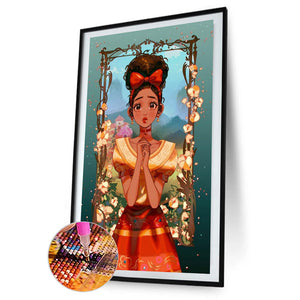 Disney Princess Dolores 40*70CM (canvas) Full Round Drill Diamond Painting