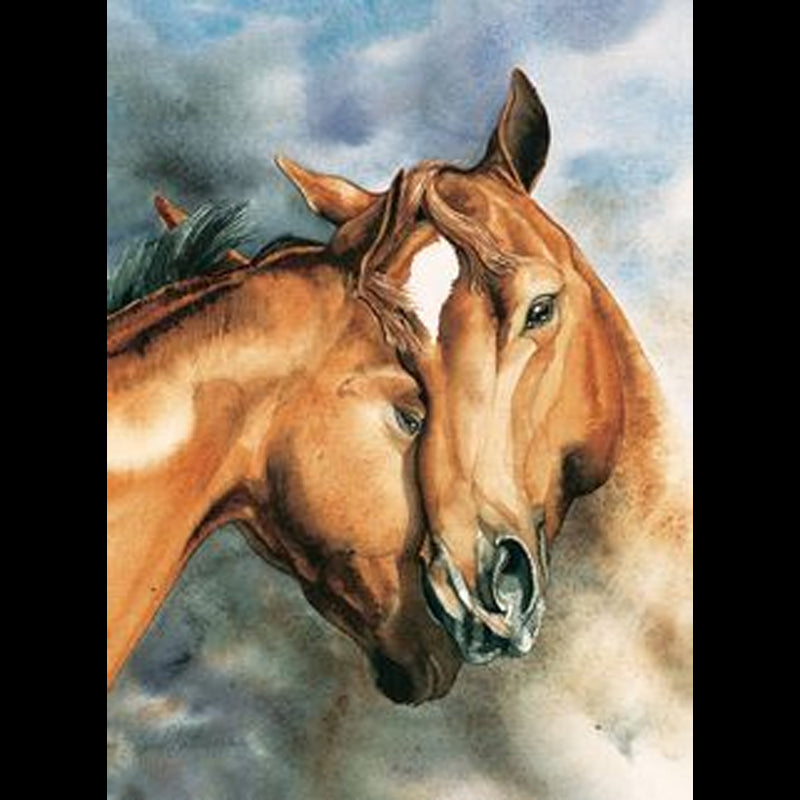 Horse 30x40cm(canvas) Full Round Drill Diamond Painting