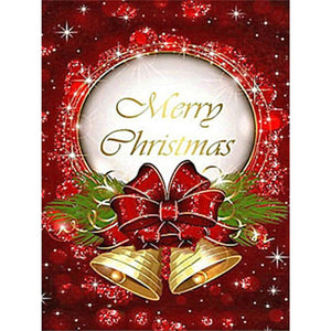 Christmas Card 40x50cm(canvas) Full Round Drill Diamond Painting