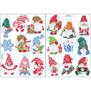 2pcs Craft Stickers Crafts Art Creative Cute Greeting Card for Childer Toy Gifts