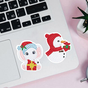 2pcs Craft Stickers Crafts Art Creative Cute Greeting Card for Childer Toy Gifts