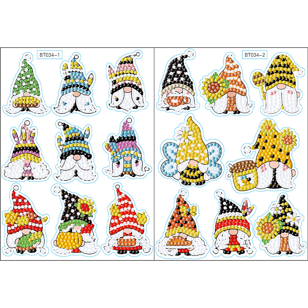 2pcs Craft Stickers Crafts Art Creative Cute Greeting Card for Childer Toy Gifts